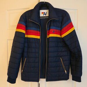 Aviator Nation 4 stripe jacket - navy